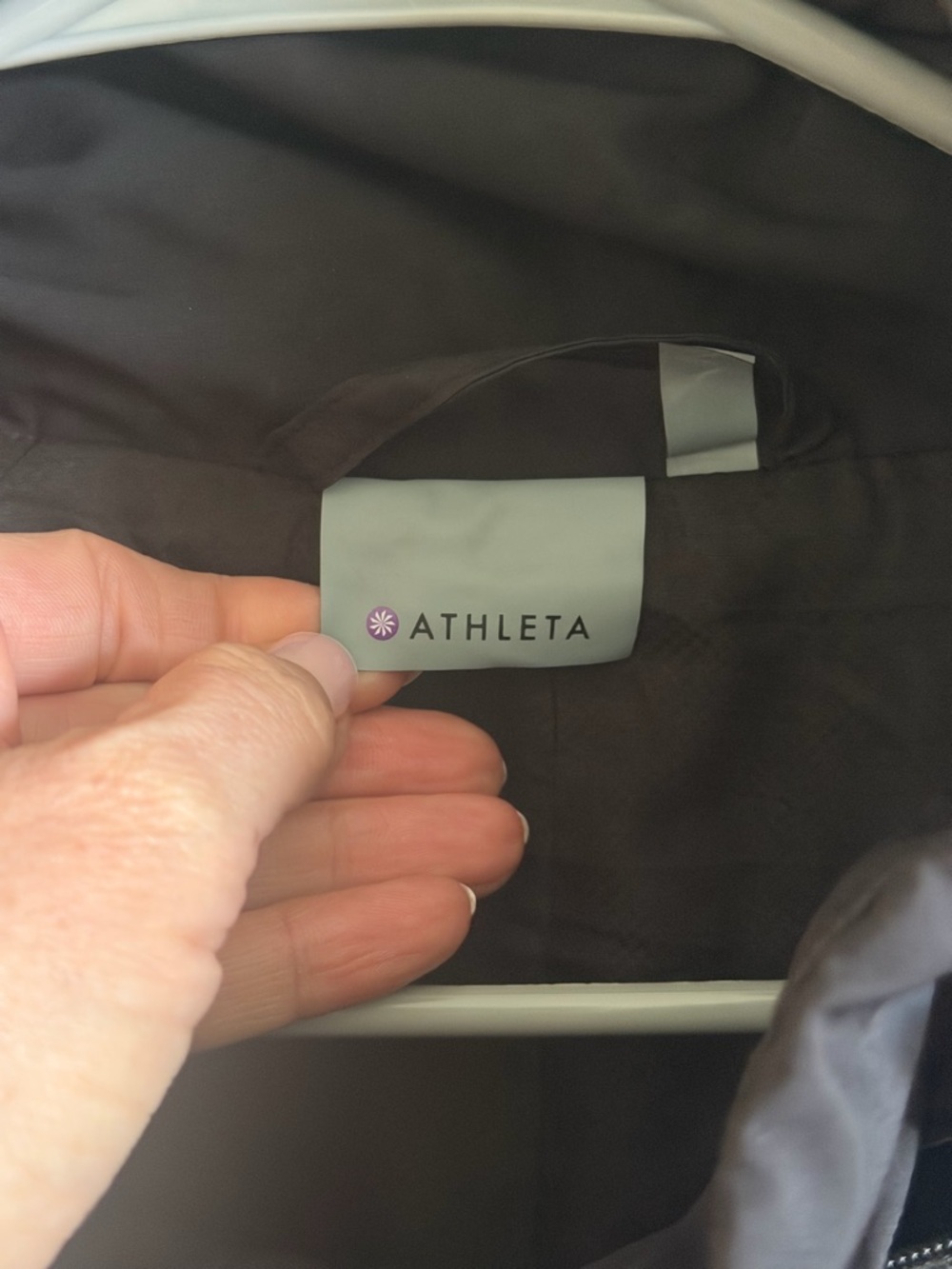Athleta Black Misty jacket  with Gold Zippers - Picture 3 of 8